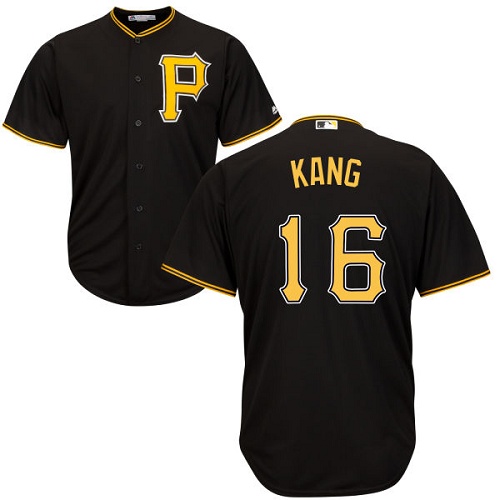 Pirates #16 Jung-ho Kang Black Cool Base Stitched Youth MLB Jersey